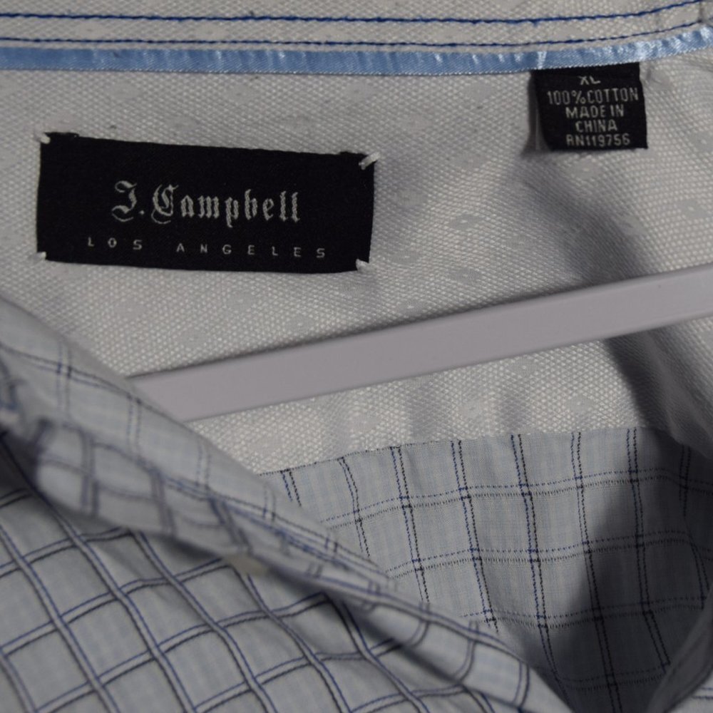 J.Campbell Casual Button Down Shirt Long Sleeve Size XL - Picture 6 of 8